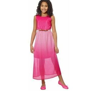 Paper Doll Maxi Dress with Braided Belt